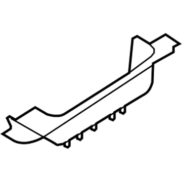 Ford 4C2Z-1513208-AAA Sill Plate, Black, Passenger Side