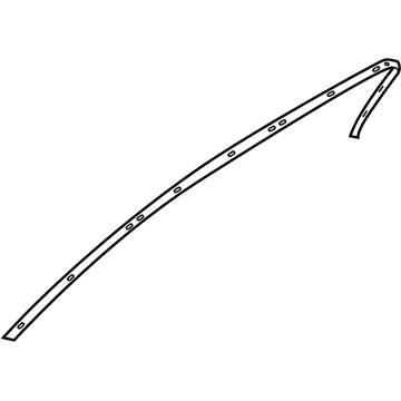 Ford 7R3Z-63025A70-A Upper Seal, Passenger Side