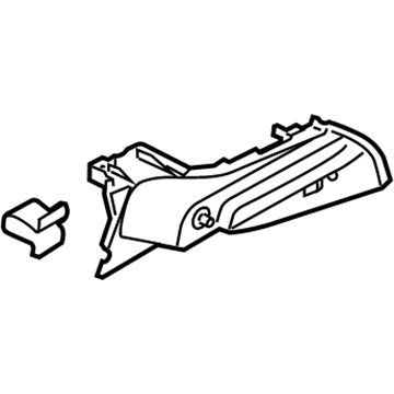 Ford AE8Z-5846808-AC Panel Support, Rear Passenger Side
