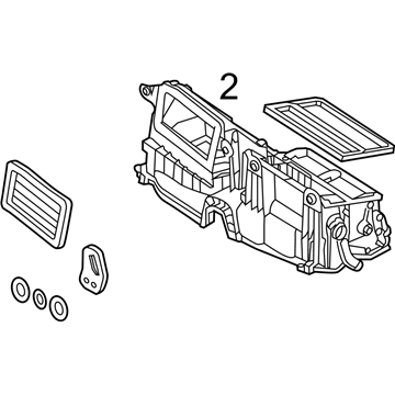Ford AE5Z-19C974-A Evaporator Case
