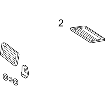 Ford AE5Z-19W700-A A/C & Heater Case Seal Kit