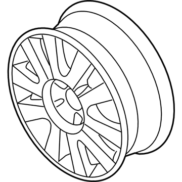 2008 Ford Taurus X Spare Wheel - 8F9Z-1007-A