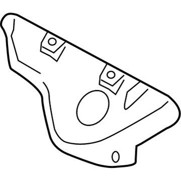 2013 Lincoln MKZ Exhaust Heat Shield - DG9Z-9A462-B