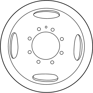 2002 Ford Excursion Spare Wheel - 1C3Z-1015-BA