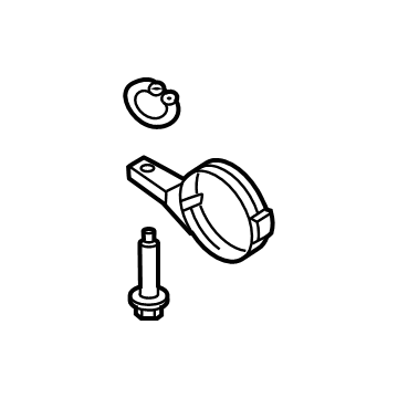 Ford HC3Z-8W287-B Lower Hose Clamp