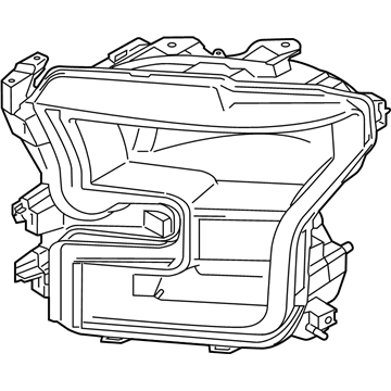 Ford FL3Z-13008-B Headlamp Assembly, Front Driver Side