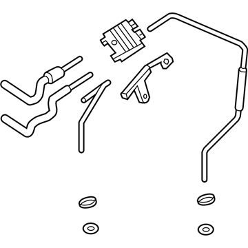 2018 Ford Fusion Automatic Transmission Oil Cooler Line - HG9Z-7R081-B