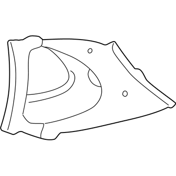 Ford 4F1Z-5452018-AAA Upper Quarter Trim
