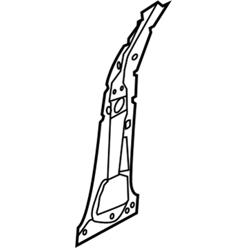 Ford BM5Z-58281A07-A Inner Center Pillar, Driver Side