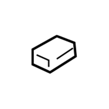 Mercury -W704277-S438 Lower Deflector Nut