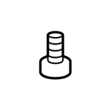 Mercury -W709976-S900 Lower Deflector Screw