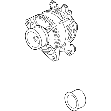Ford HC3Z-10346-F Alternator, Upper