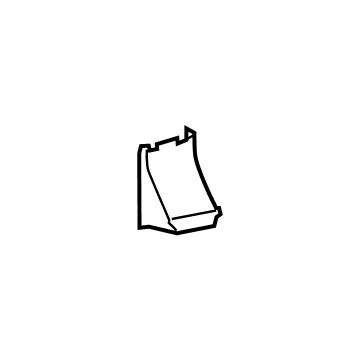 Ford BK3Z-61243W12-BA Lower Trim, Rear Passenger Side