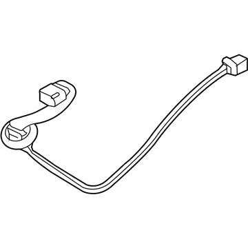 Ford DG1Z-13410-A Socket & Wire, Rear