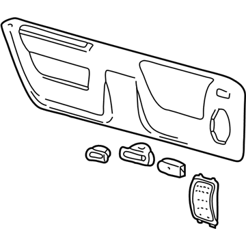 Ford 1C2Z-16311A59-AAD Quarter Trim Panel, Front Center Driver Side
