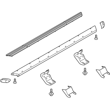 Ford BL3Z-16451-AAPTM Running Board, Black, Driver Side
