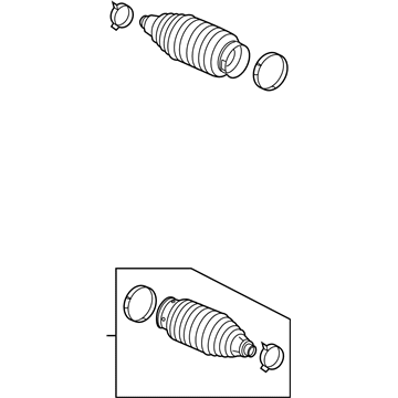 Ford BL3Z-3332-A Boot Kit
