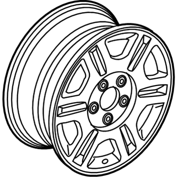 Mercury Mountaineer Spare Wheel - 1L2Z-1007-CA