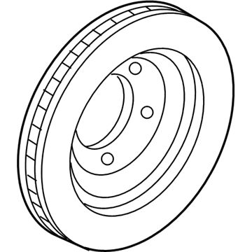 Ford 2U2Z-1V125-BB Rotor, Front