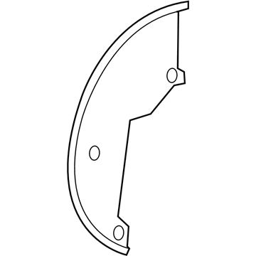 Mercury Brake Backing Plate - 1L2Z-2K004-AB