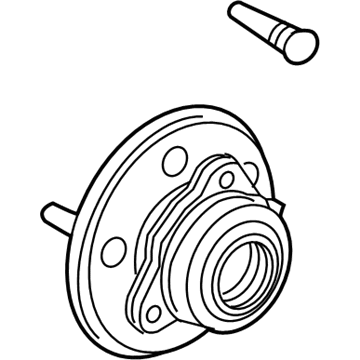 Mercury Wheel Hub - 4L2Z-1102-AC
