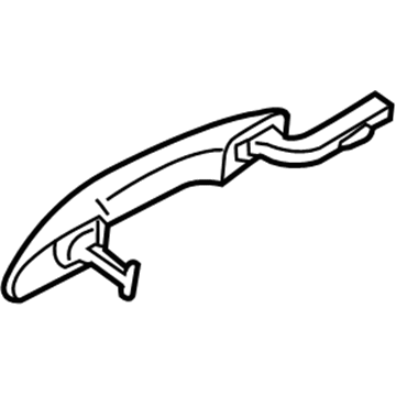 Ford JR3Z-6322404-AAPTM Handle, Outside, Front Outer Passenger Side