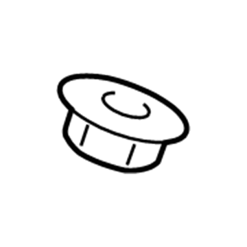 Mercury -W520412-S437 Front Molding Nut