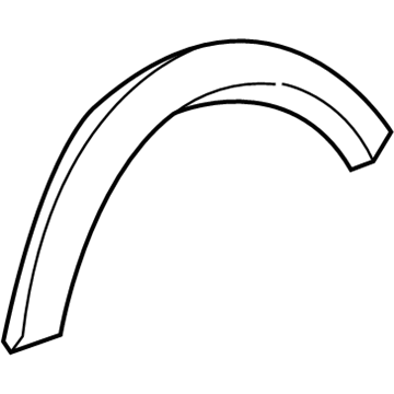 Ford 7L1Z-4029164-APTM Wheel Opening Molding, Passenger Side