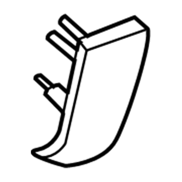 Ford 7L1Z-4029164-BPTM Rear Molding, Passenger Side