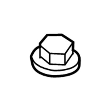 Mercury -W520415-S441 Support Bar Nut