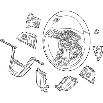 Ford LC5Z-3600-BAV Steering Wheel