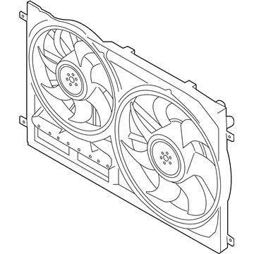 Ford Transit-250 Cooling Fan Assembly - LK4Z-8C607-E