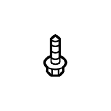 Ford -W711270-S439 Bracket Screw, Rear