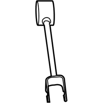Ford AA5Z-5500-A Track Bar, Black, Rear