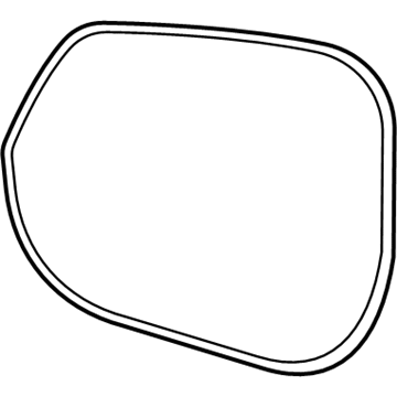 Ford LC5Z-17K707-A Mirror Glass, Rear Passenger Side