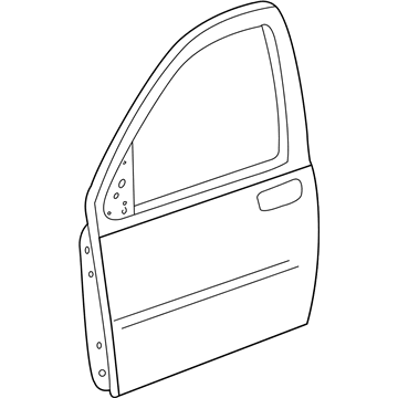 Ford 4F2Z-1720124-DA Door Shell, Front Passenger Side