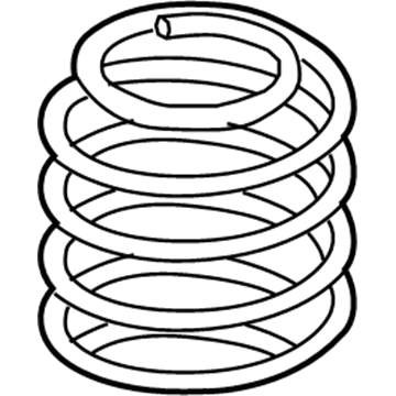 Ford G1FZ-5310-A Coil Spring, Front