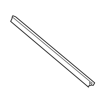 Ford 8L1Z-7821452-AA Glass Weatherstrip, Passenger Side
