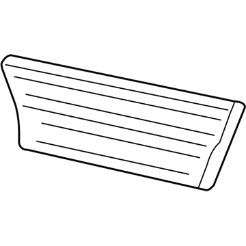 Ford 7L1Z-7820878-APTM Body Side Molding, Front Passenger Side