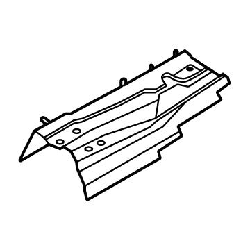 Ford NZ6Z-60113B93-B Floor Reinforcement, Front