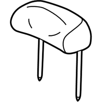 Ford 4F4Z-54611A08-AAB Headrest, Front