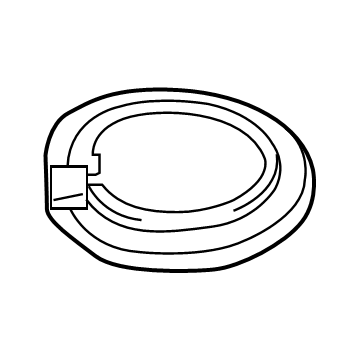 Ford E1GZ-8321-A Lower Spring Insulator, Rear Driver Side