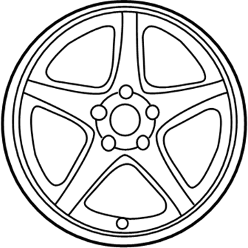 Ford 3R3Z-1007-EA Wheel, Alloy