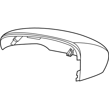 Ford LJ6Z-17D742-CAPTM Mirror Cover, Front Passenger Side