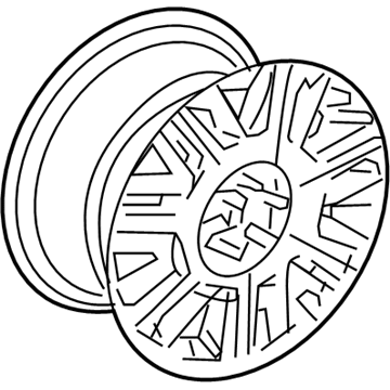 2003 Ford Thunderbird Spare Wheel - 1W6Z-1007-BA