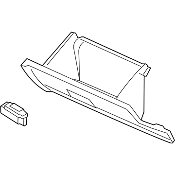 2006 Lincoln Zephyr Glove Box - 6H6Z-54060T10-AC