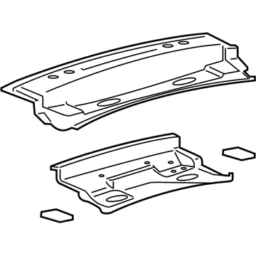 Lincoln FA1Z-5841302-A Rear Header
