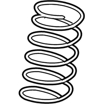 Ford 7T4Z-5560-BA Coil Spring, Rear