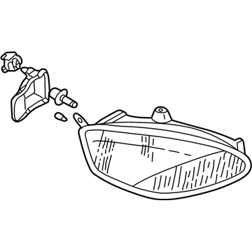 2004 Ford Focus Headlight - 3S4Z-13008-AC
