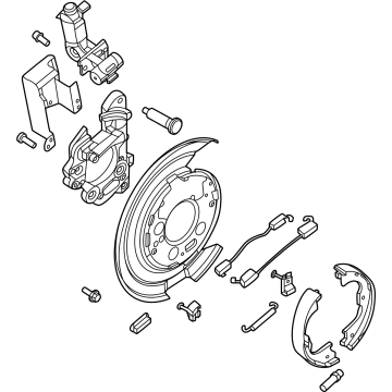 Ford PC3Z-2C220-A Brake Assembly, Passenger Side